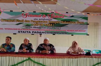 STAITA Padangsidimpuan Gelar Ospek Mahasiswa Baru 2022, Diikuti 150 Peserta